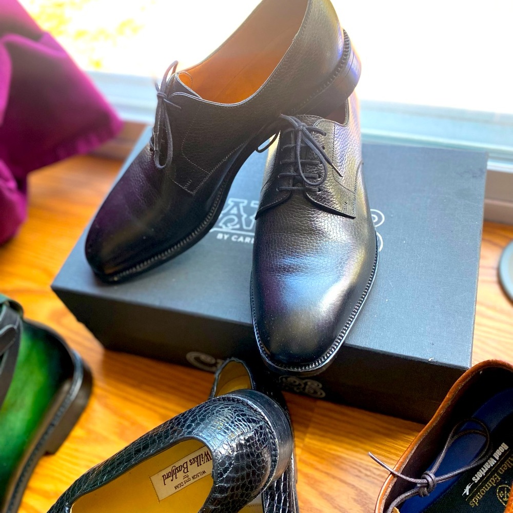 J.M weston made in France. Worn only once size 9D.